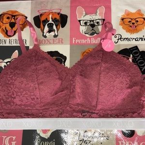 XOXO Rose 🥀 Grey Lace Bra